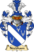 Irish Family Coat of Arms (v.23) for Needham or O