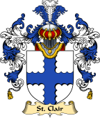 Scottish Family Coat of Arms (v.25) St. Clair