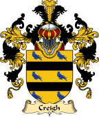 Scottish Family Coat of Arms (v.25) Creigh or Creich