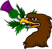 Eagle Head Holding Thistle