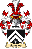 v.23 Coat of Family Arms from Germany for Sanders