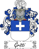 Araldica Italiana Coat of arms used by the Italian family Gritti