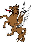 Wolf Rampant Winged