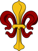 Fleur de Lis Extended Foot