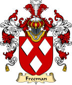 Irish Family Coat of Arms (v.25a) Freeman