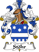 German Wappen Coat of Arms for Stöhr