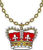 Crown Pendent-England (For Bottom of Shield)