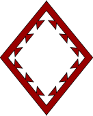 Diamond Shield-Bordure Dovetailed