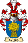 v.23 Coat of Family Arms from Germany for Gottlich