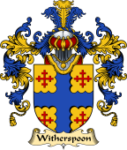 Scottish Family Coat of Arms (v.25) Widderspoon or Witherspoon