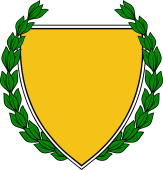 Laurel Wreath 9 Shield Interlaced