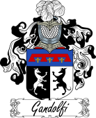 Araldica Italiana Coat of arms used by the Italian family Gandolfi