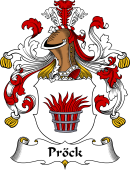 German Wappen Coat of Arms for Pröck