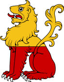 Lion Sejant Per Fesse