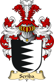 v.23 Coat of Family Arms from Germany for Scriba