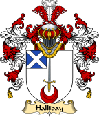 Scottish Family Coat of Arms (v.25) Halliday