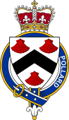 British Garter Coat of Arms for Pollard (England)