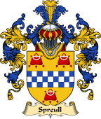 Scottish Family Coat of Arms (v.25) Spreull or Spruell