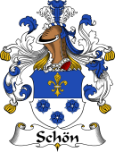 German Wappen Coat of Arms for Schön