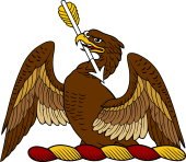 Demi Eagle Holding Arrow