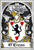 Irish Coat of Arms Bookplate for O