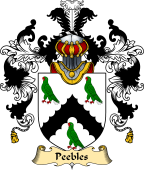 Scottish Family Coat of Arms (v.25) Peebles