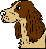 Spaniel Head Couped