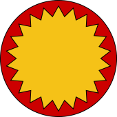 Circular Shield-Bordure Indented