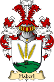 v.23 Coat of Family Arms from Germany for Haberl