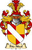 Irish Family Coat of Arms (v.23) for Fitz-Nicol