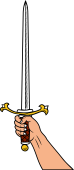 Hand Holding Sword