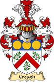 Irish Family Coat of Arms (v.23) for Creagh