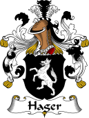 German Wappen Coat of Arms for Hager