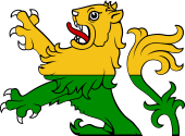 Demi Lion Rampant Per Fesse