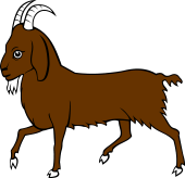 Indian Goat Passant