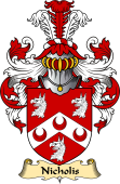 Irish Family Coat of Arms (v.23) for Nicholis or MacNicholas