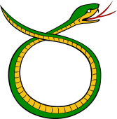 Serpent Bowed Embowed, the Head Debruised