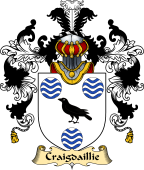 Scottish Family Coat of Arms (v.25) Craigdaillie or Craigdallie