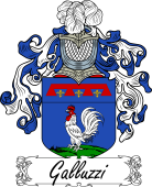 Araldica Italiana Coat of arms used by the Italian family Galluzzi