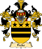 Scottish Family Coat of Arms (v.25) Freke