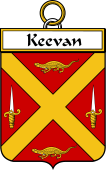 Irish Badge for Keevan or O