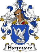 German Wappen Coat of Arms for Hartmann