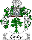 Araldica Italiana Coat of arms used by the Italian family Giordano