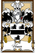 Scottish Coat of Arms Bookplate for Verner