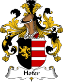 German Wappen Coat of Arms for Hofer