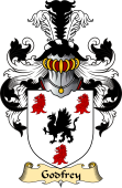 Irish Family Coat of Arms (v.23) for Godfrey or MacGoffrey