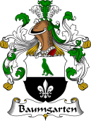 German Wappen Coat of Arms for Baumgarten