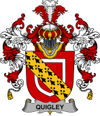Irish Family Coat of Arms (v.25b) Quigley or O