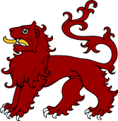 Lion Statant