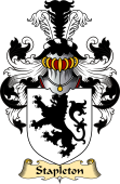 Irish Family Coat of Arms (v.23) for Stapleton